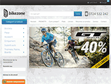 Tablet Screenshot of bikezone.ro
