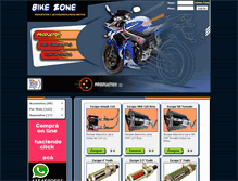 Tablet Screenshot of bikezone.com.ar